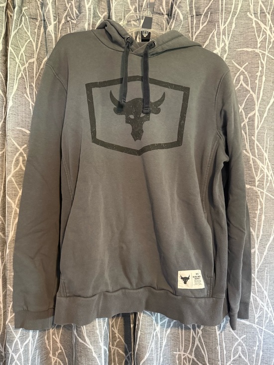 Under Armour Other - Under Armour Project Rock Men's Hooded Sweatshirt - Charcoal Gray size Large